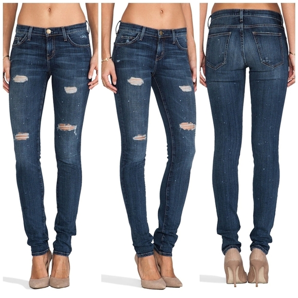 CURRENT/ELLIOTT skinny loved destroy Size 26 - Picture 2 of 14